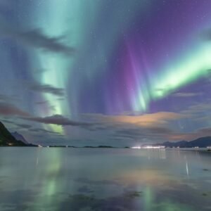 Ethereal Majesty:  Norway’s Cotton Candy Skyline by Philip Dizon